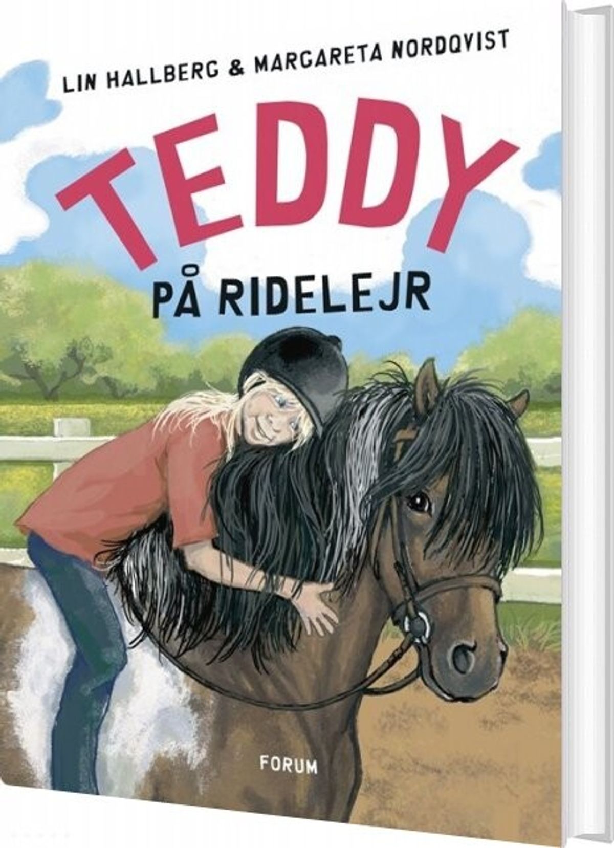 Teddy På Ridelejr - Lin Hallberg - Bog