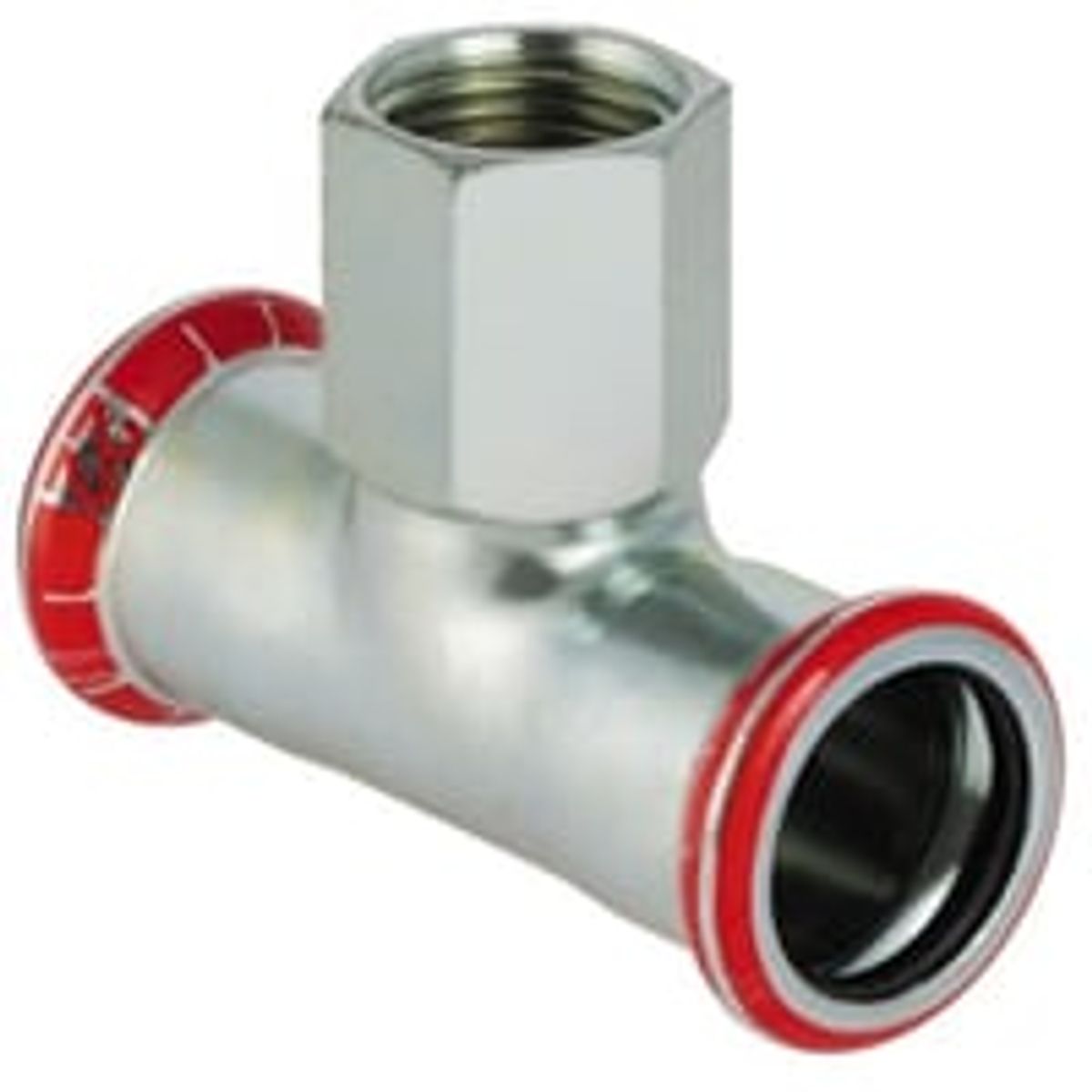 Tee fz 28-1''-28mm mf/mf t/varme