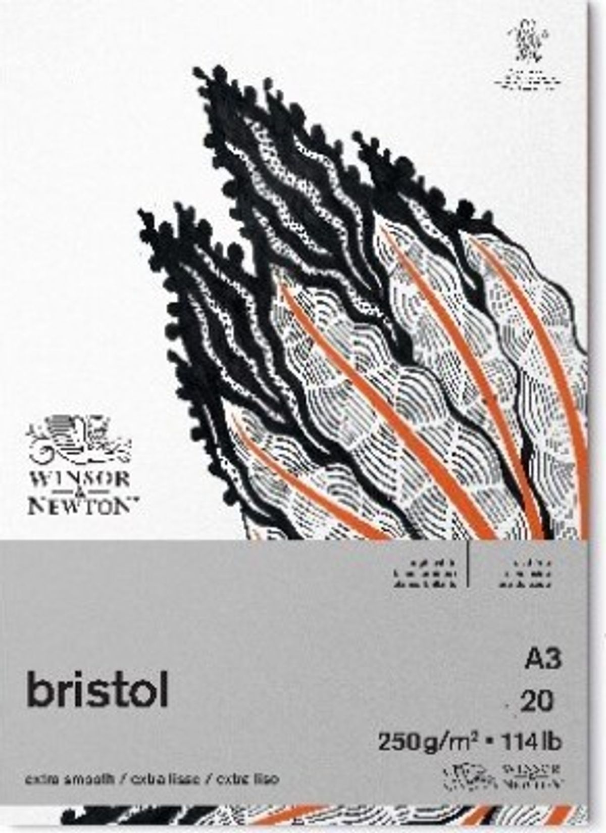 Tegneblok - A3 - 20 Ark - Bristol - Winsor & Newton