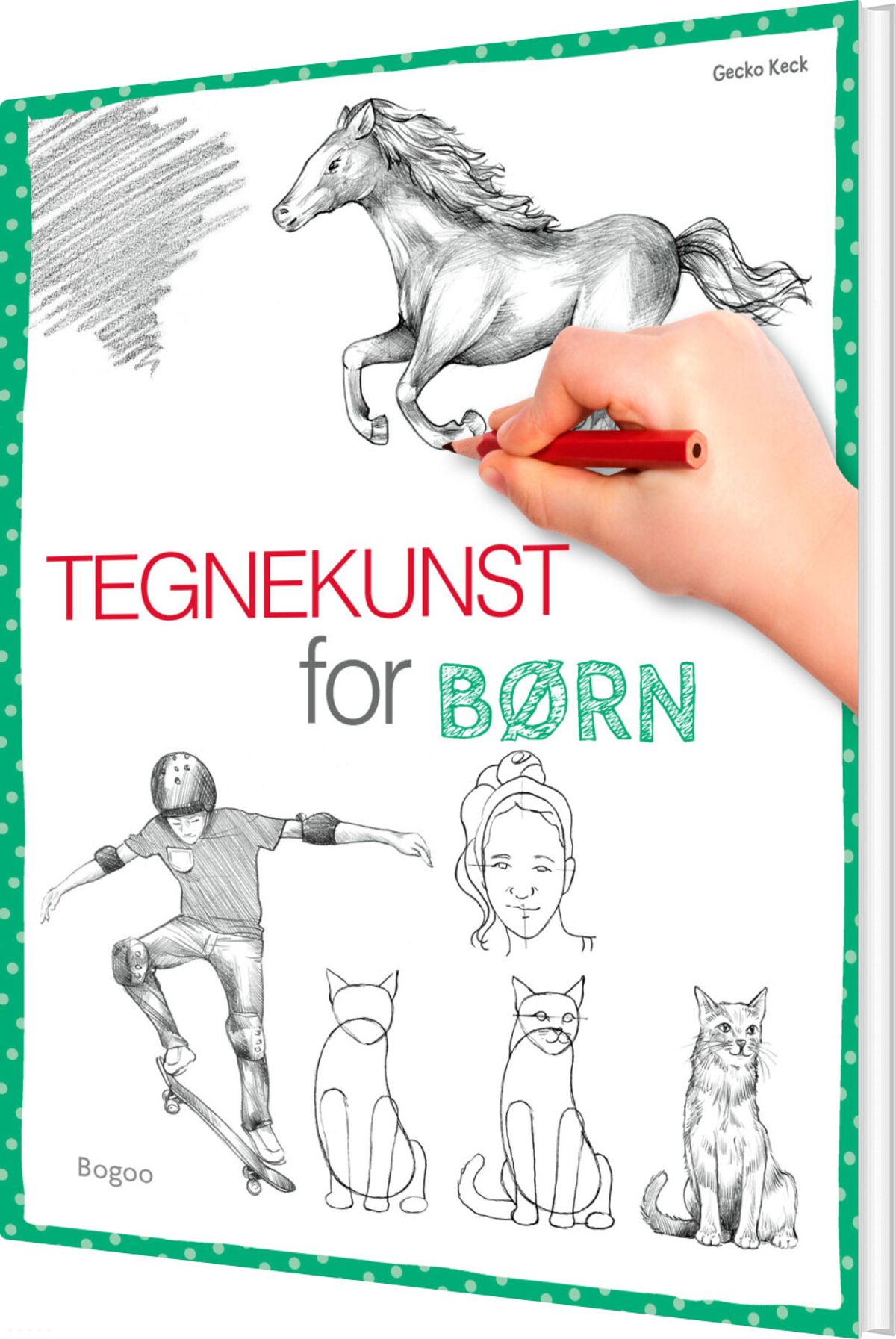 Tegnekunst For Børn - Gecko Keck - Bog