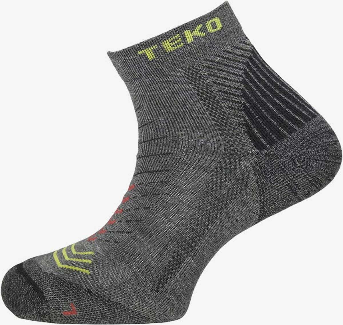 Teko - EcoRun Enduro Mini Crew Light Half Cushion 2.0 (Grå) - XL