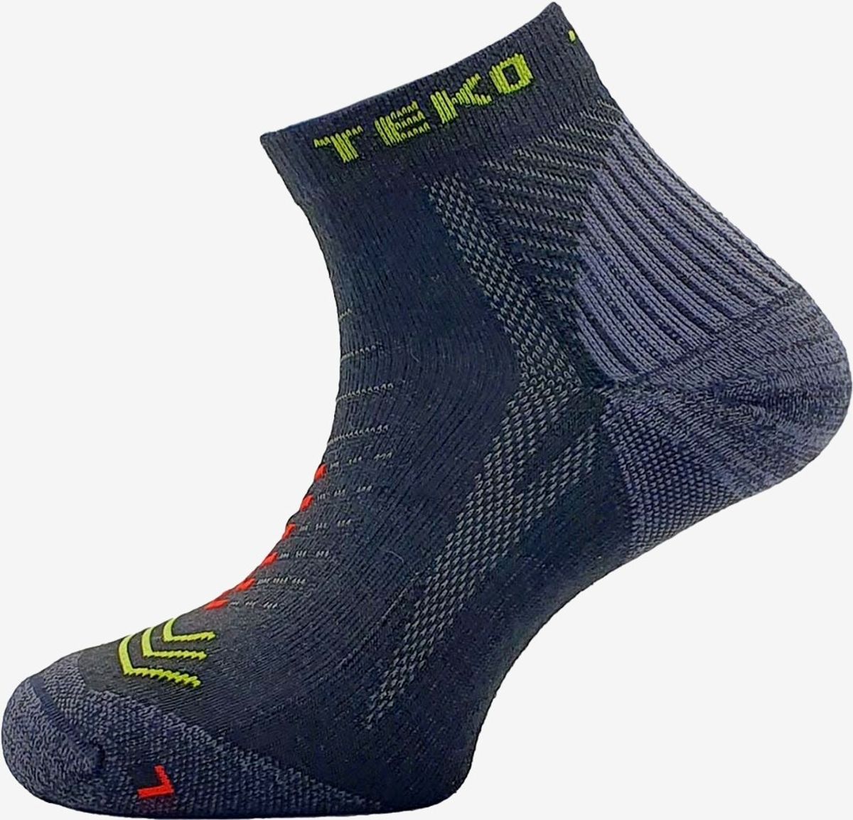 Teko - EcoRun Enduro Mini Crew Light Half Cushion 2.0 (Sort) - L