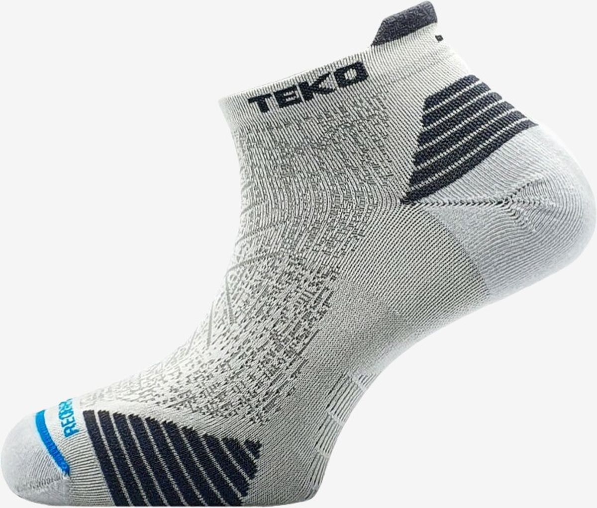 Teko - EcoRun Low Cut Light Half Cushion 2.0 (Hvid) - L