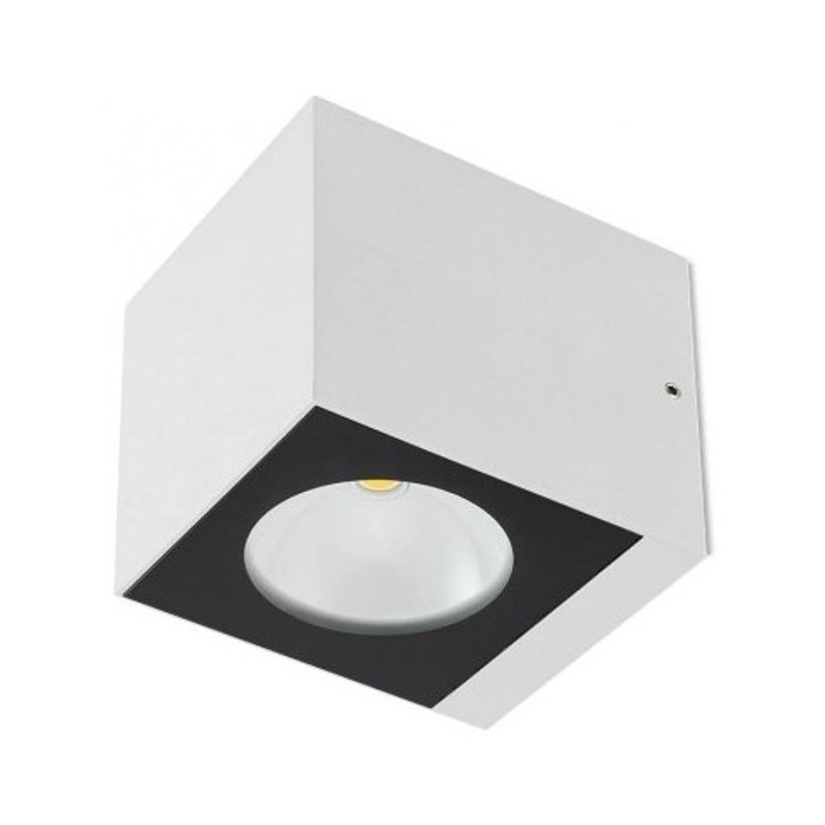 TEKO Væglampe i aluminium H9,1 cm 1 x 6W COB LED - Mat hvid