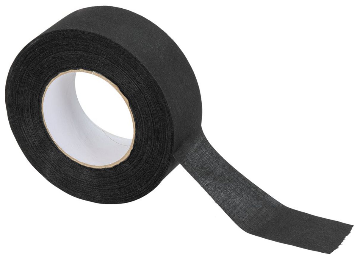 Tekstil Tape 50mm x 50m - Sort