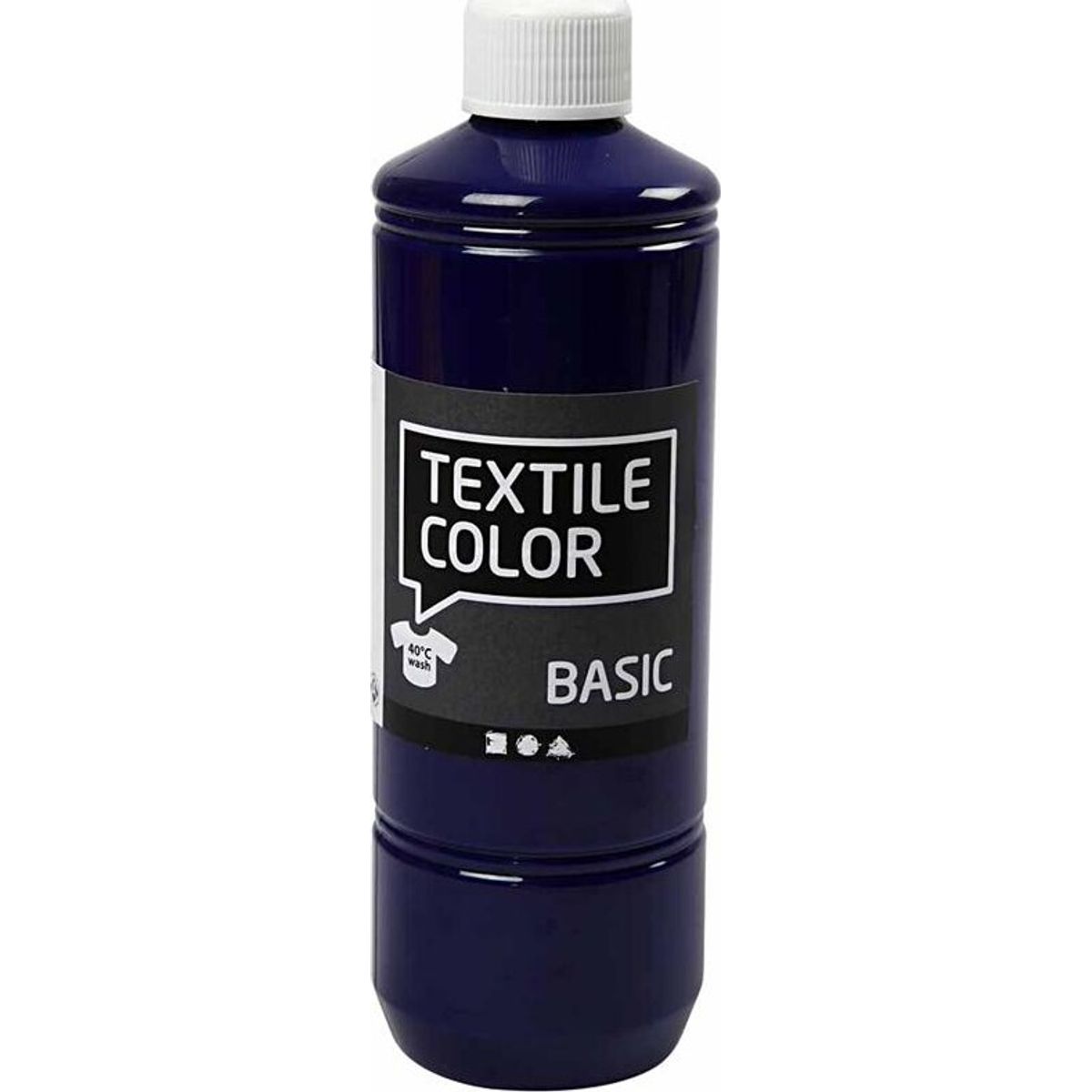 Tekstilmaling - Textile Color Basic - Brilliant Blå 500 Ml