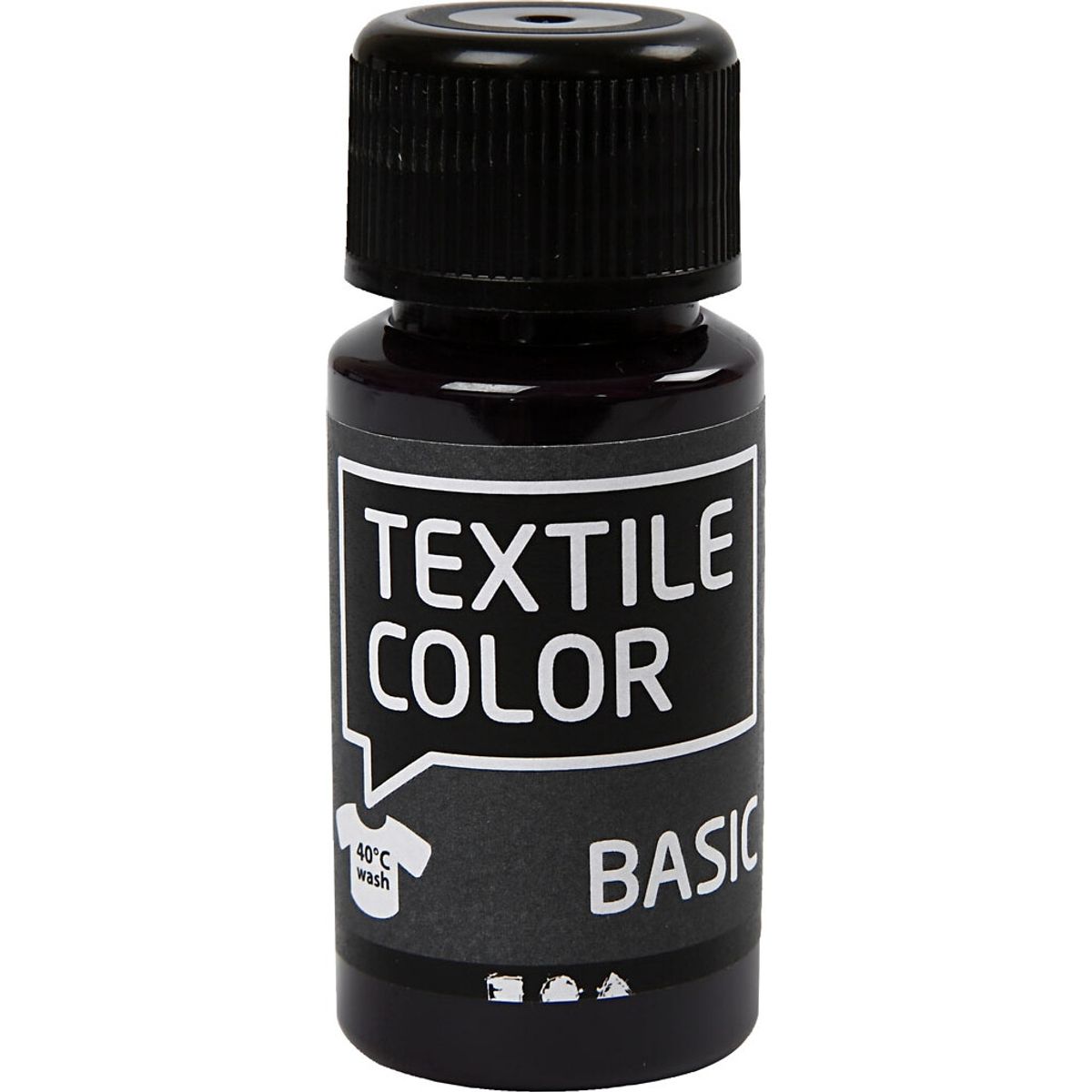 Tekstilmaling - Textile Color Basic - Rødviolet 50 Ml