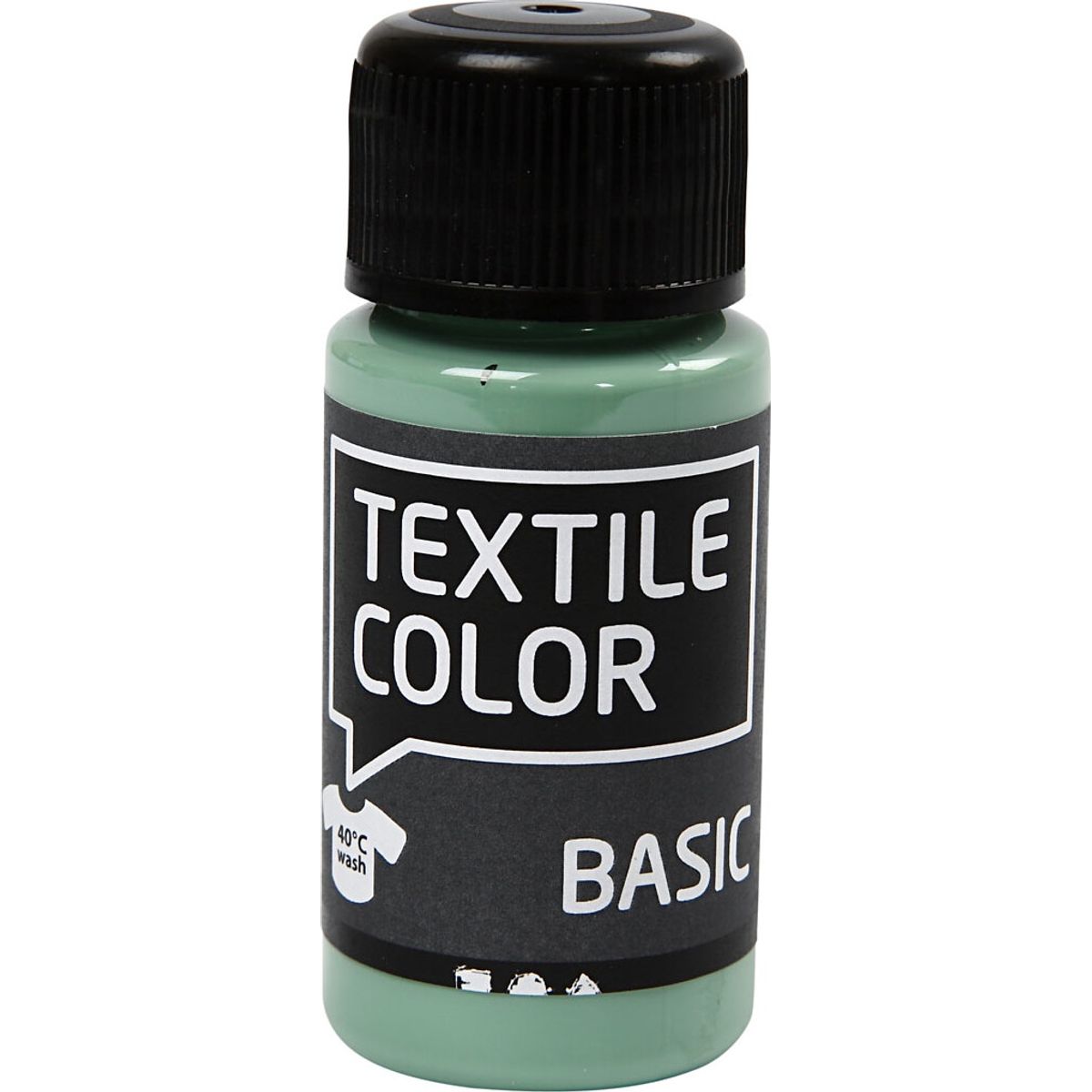 Tekstilmaling - Textile Color Basic - Søgrøn 50 Ml