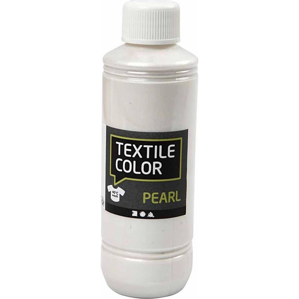 Tekstilmaling - Textile Color Pearl - Perlemor - Base 250 Ml