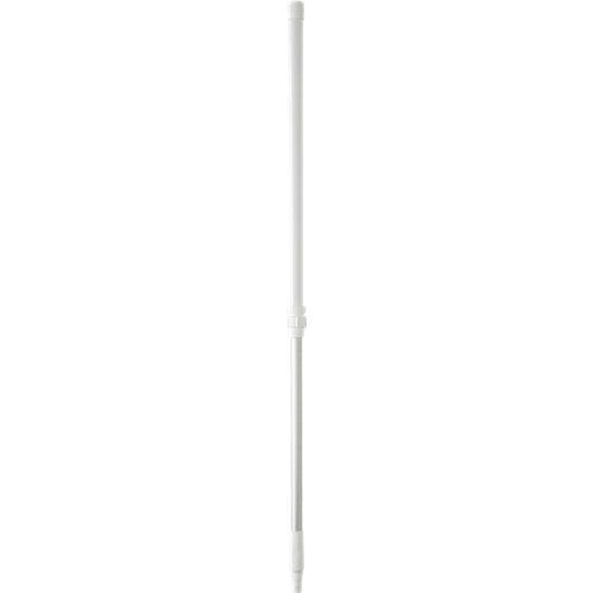 Teleskopskaft med gevind, Vikan, hvid, PP/aluminium, 125-181 cm - 158-278 cm