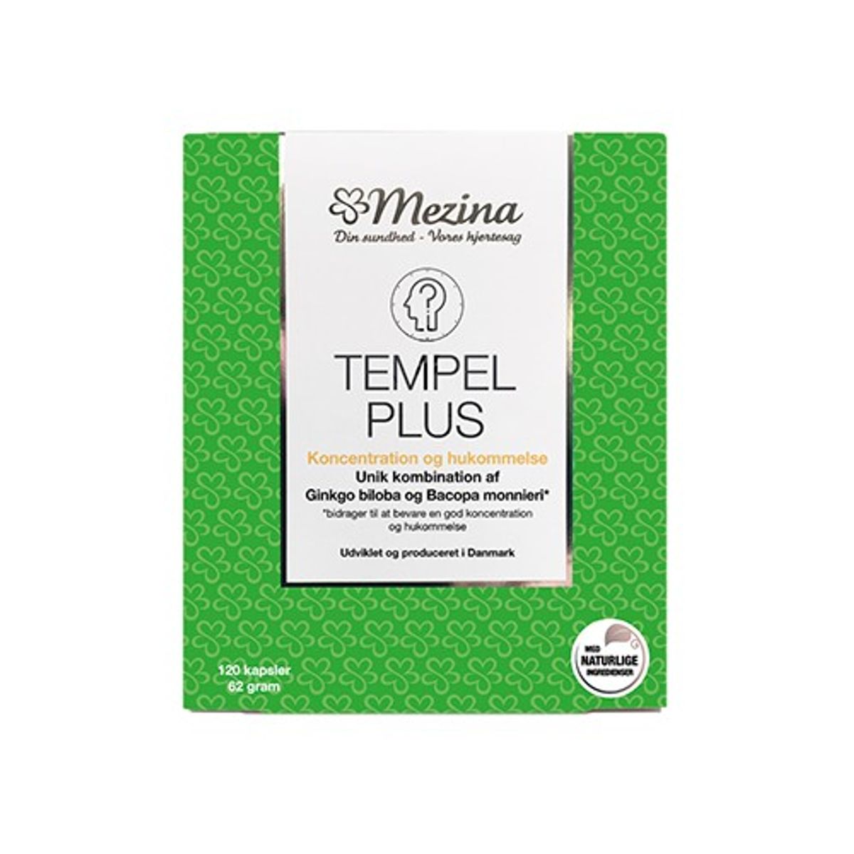 Tempel Plus - 120 kapsler - Mezina