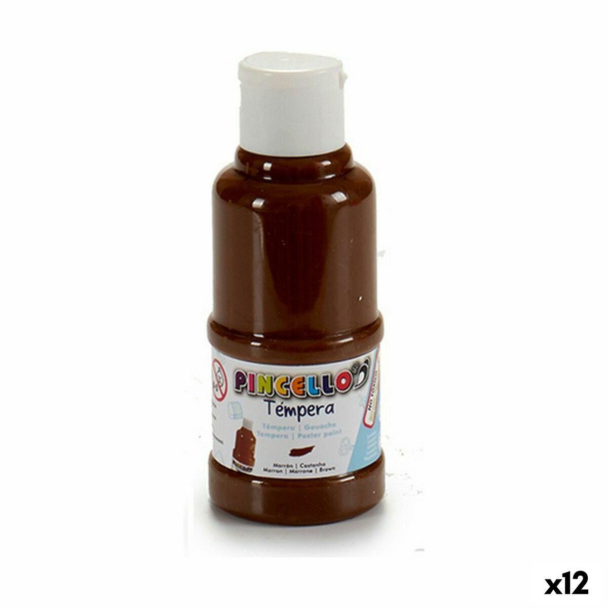 Tempera Brun (120 ml) (12 enheder)