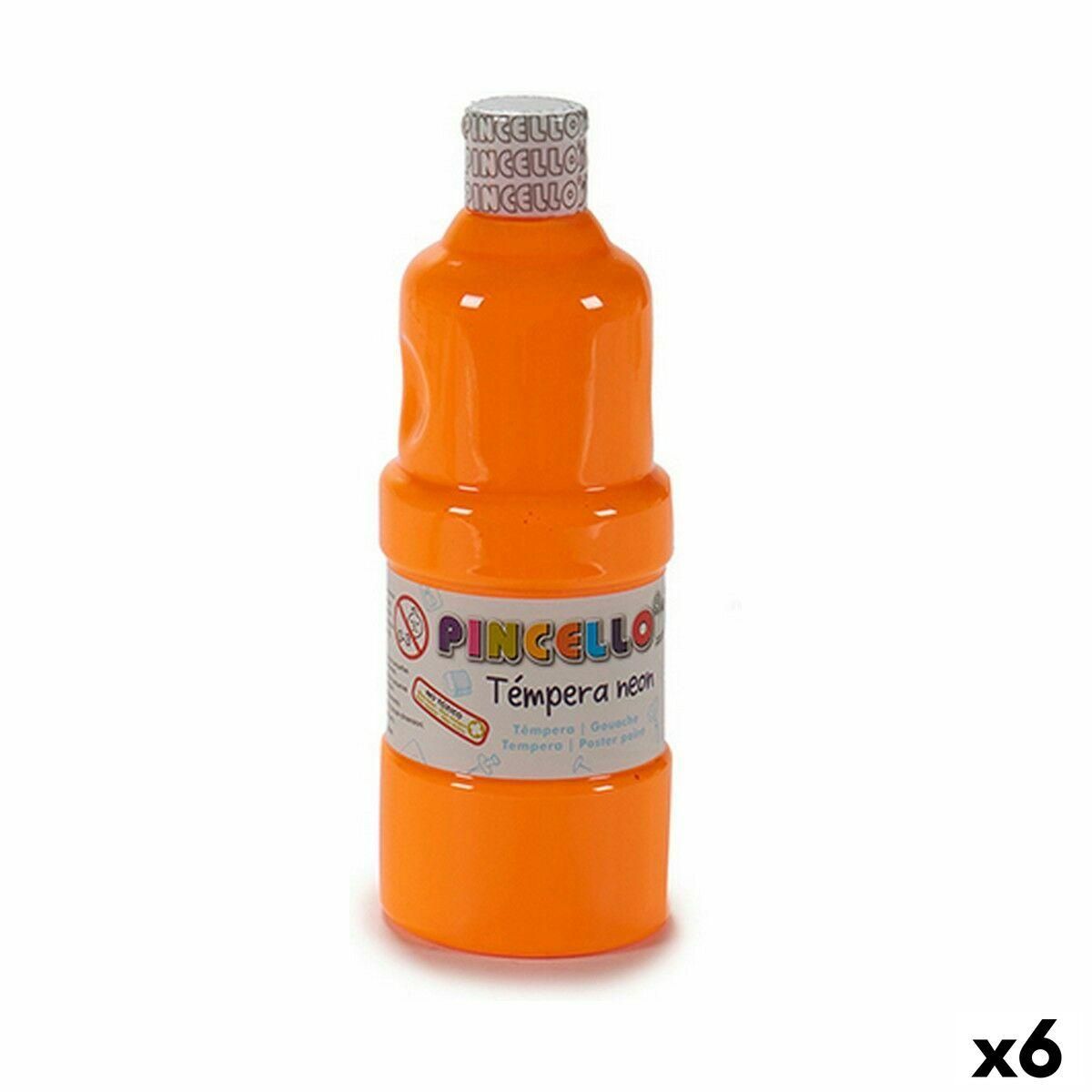 Tempera Neon Orange 400 ml (6 enheder)