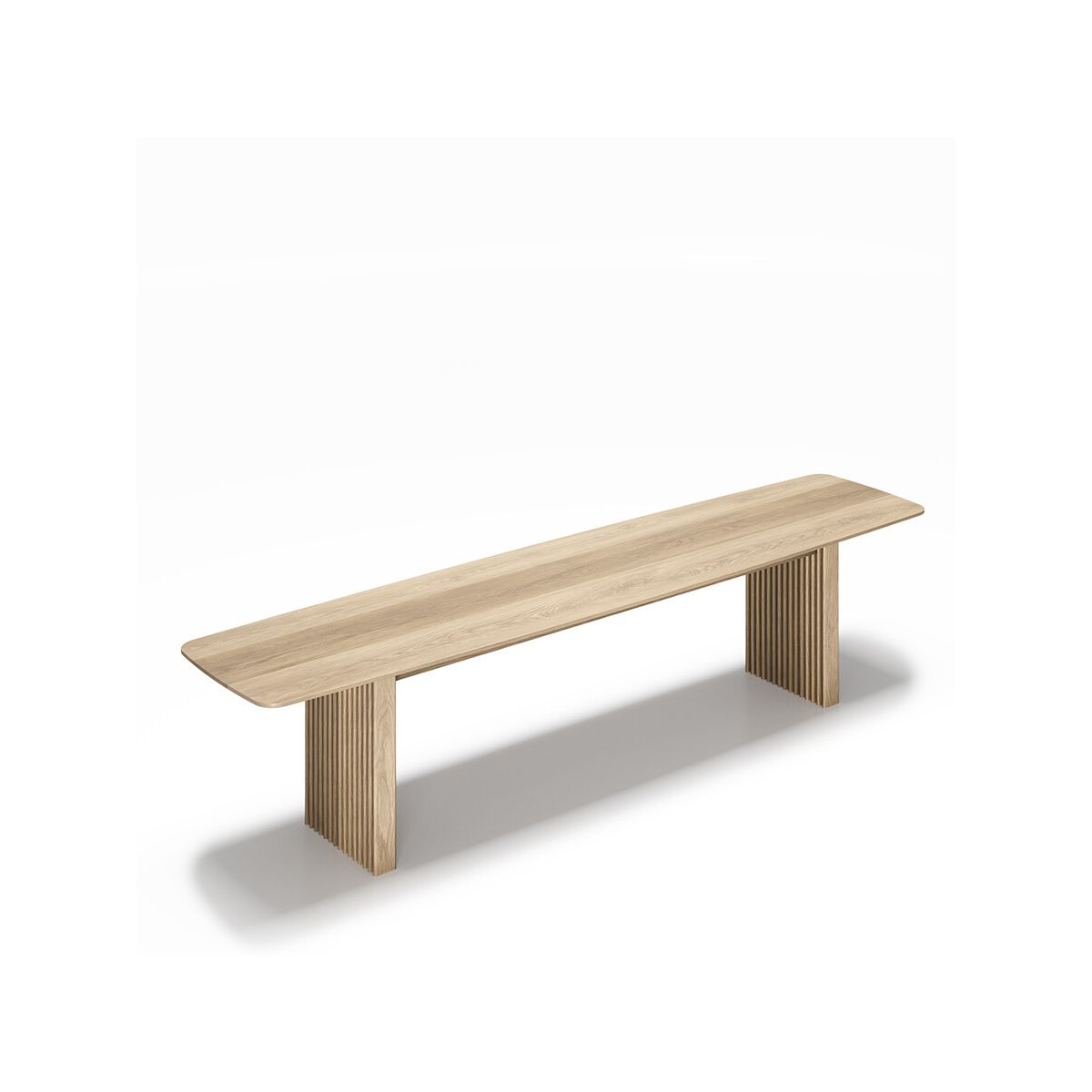 Ten Bench fra DK3 (L 180 cm, Hvidolieret eg)