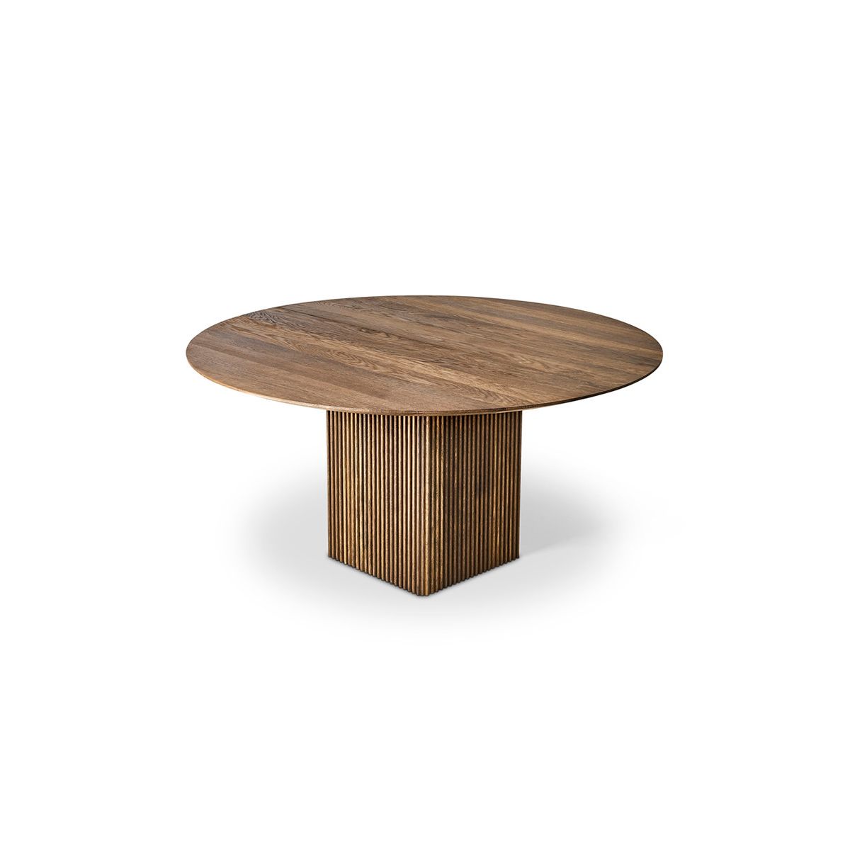 Ten Table Round fra DK3 (Ø120 cm, Røget eg)