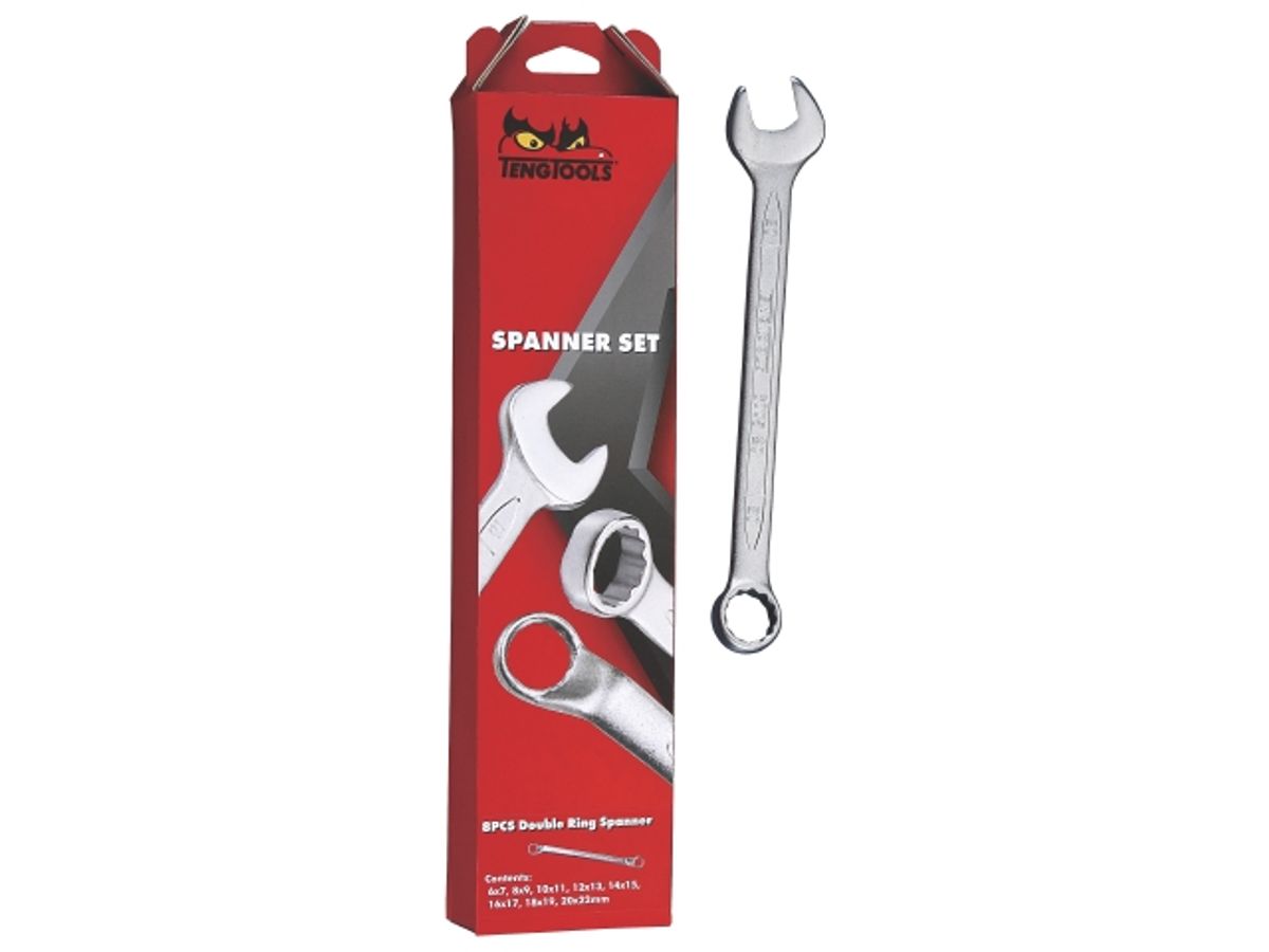 Teng Tools ringgaffelnøglesæt 6517 med 17 dele 6-22mm