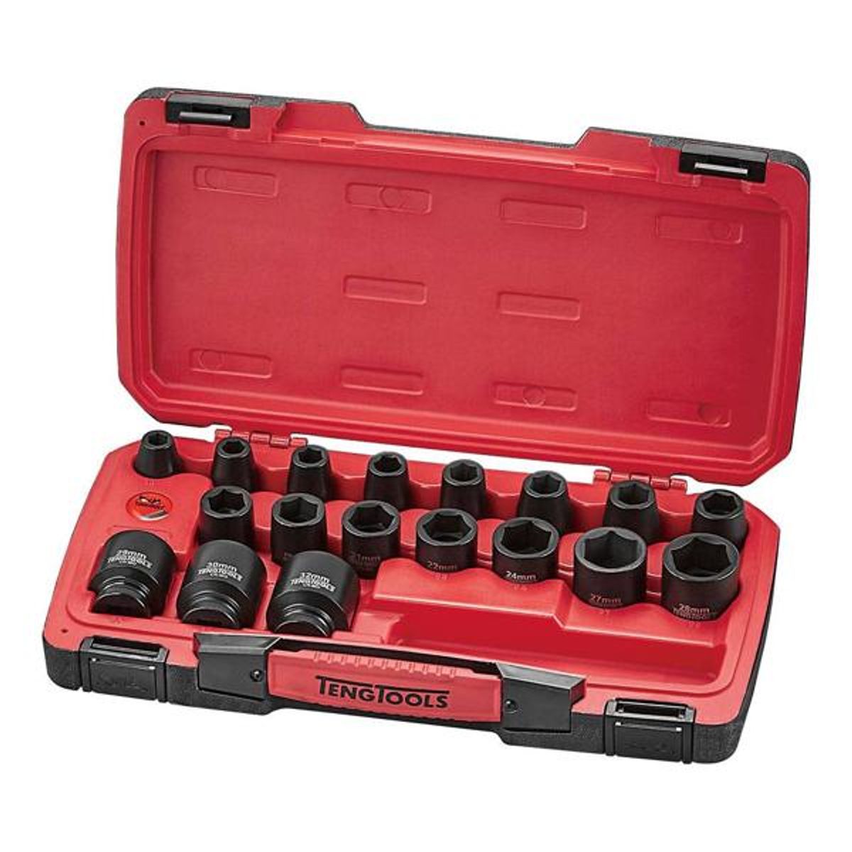 Teng Tools Slagtopsæt 1/2" firkantet drivenhed T9222 - 22 dele