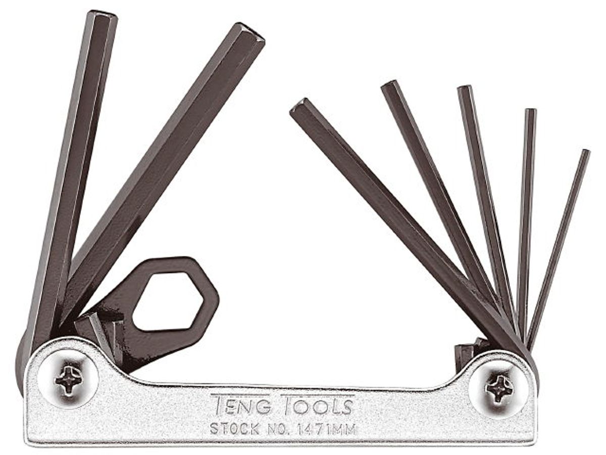 Teng Tools unbraconøgle sæt 1471MM - 7 dele