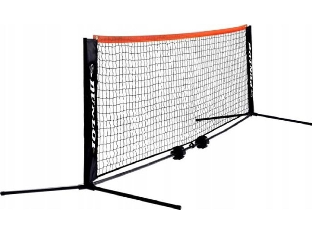 Tennis And Badminton Portable Net Dunlop 6M, Incl. A Carrying Bag