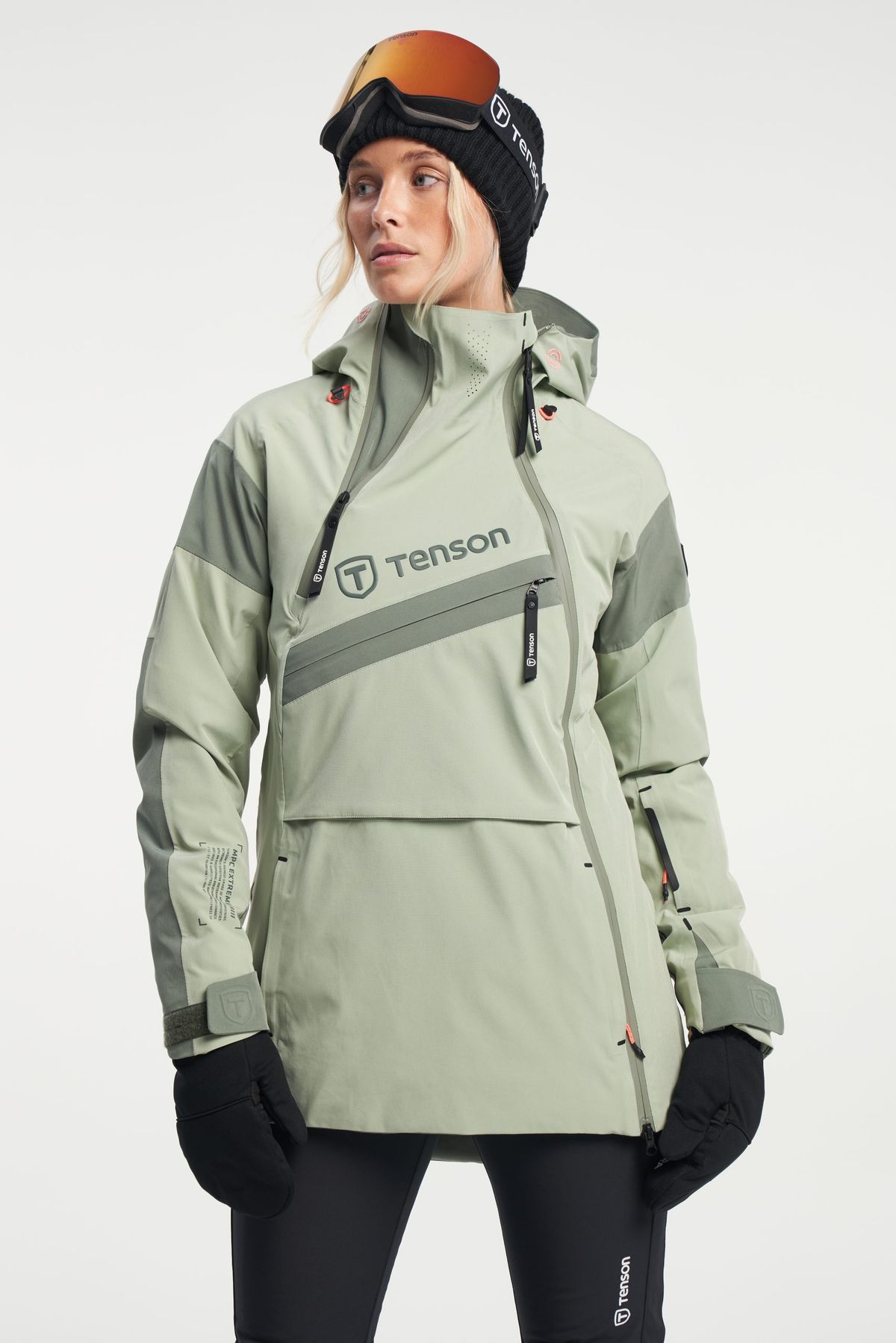 Tenson Aerismo Jakke Dame (Farve: Grey Green, Størrelse: Xl)