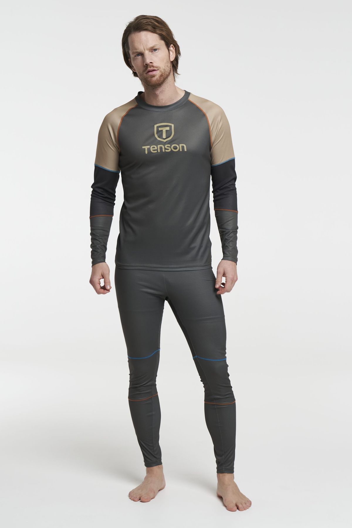 Tenson Baselayer Set Herre (Farve: Grøn, Størrelse: 3xl)