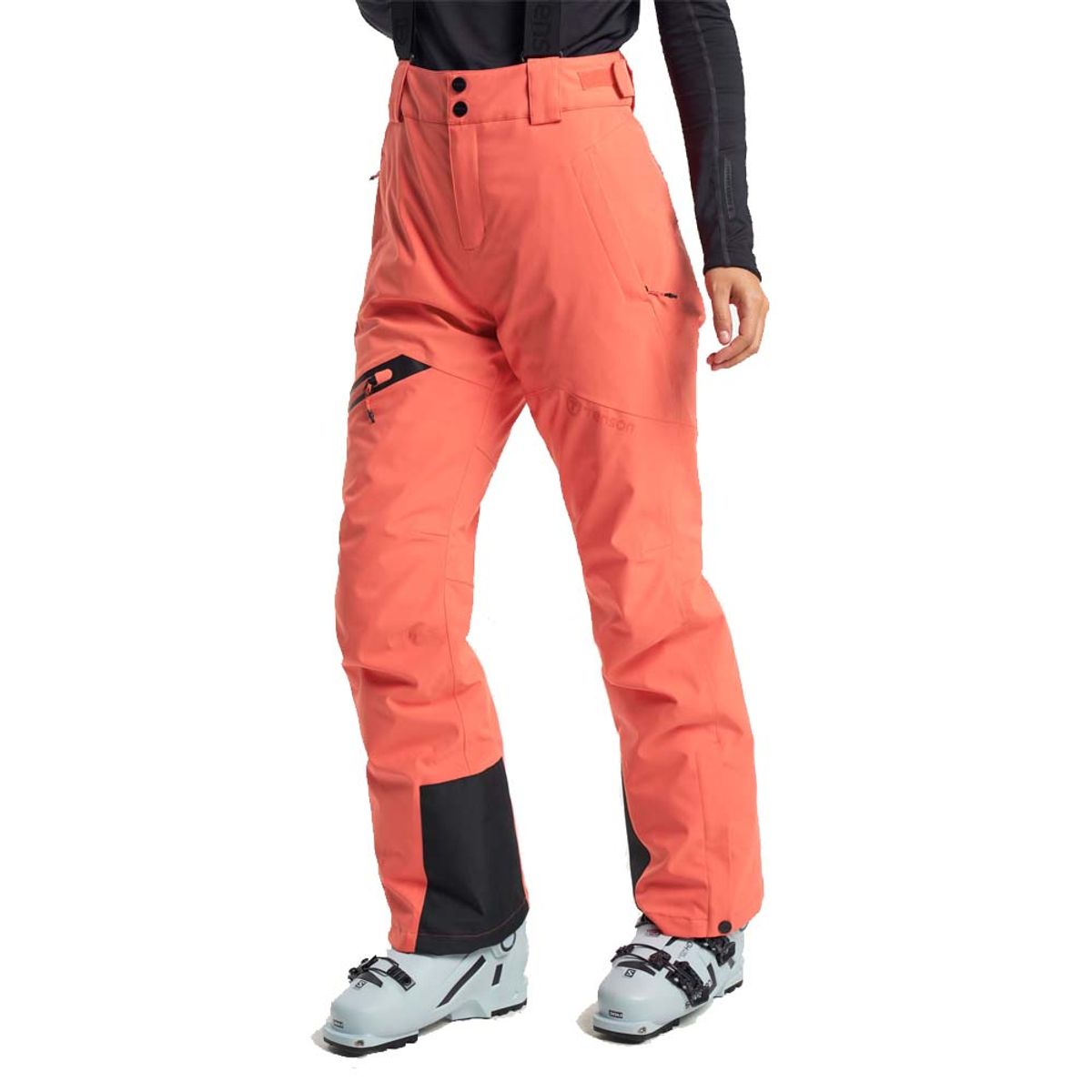 Tenson Core Ski Pant Dame (Farve: Coral Neon, Størrelse: S)