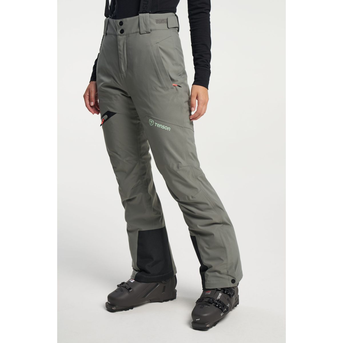 Tenson Core Ski Pant Dame (Farve: Grå, Størrelse: S)