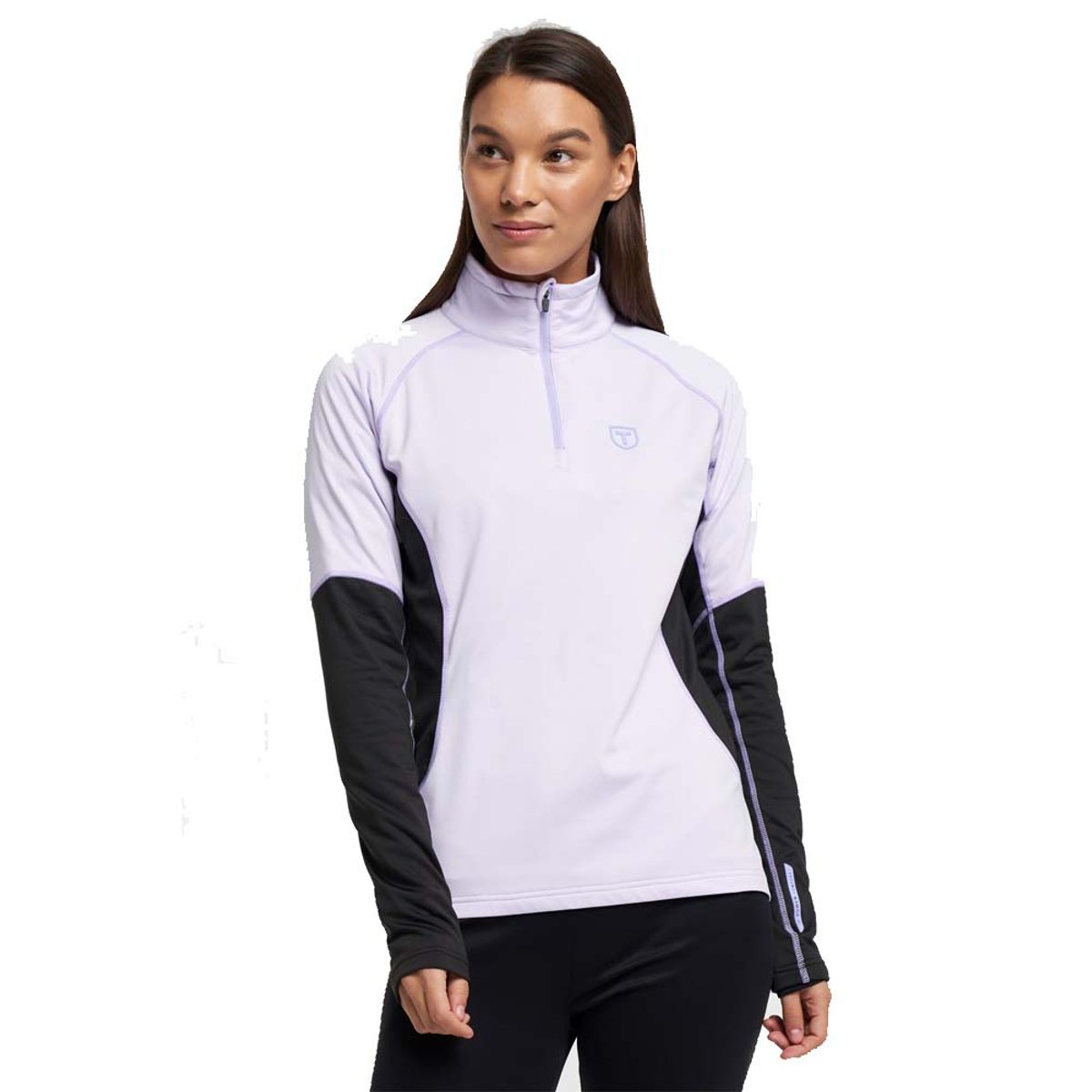 Tenson Halfzip Midlayer Dame (Farve: Sort, Størrelse: Xs)