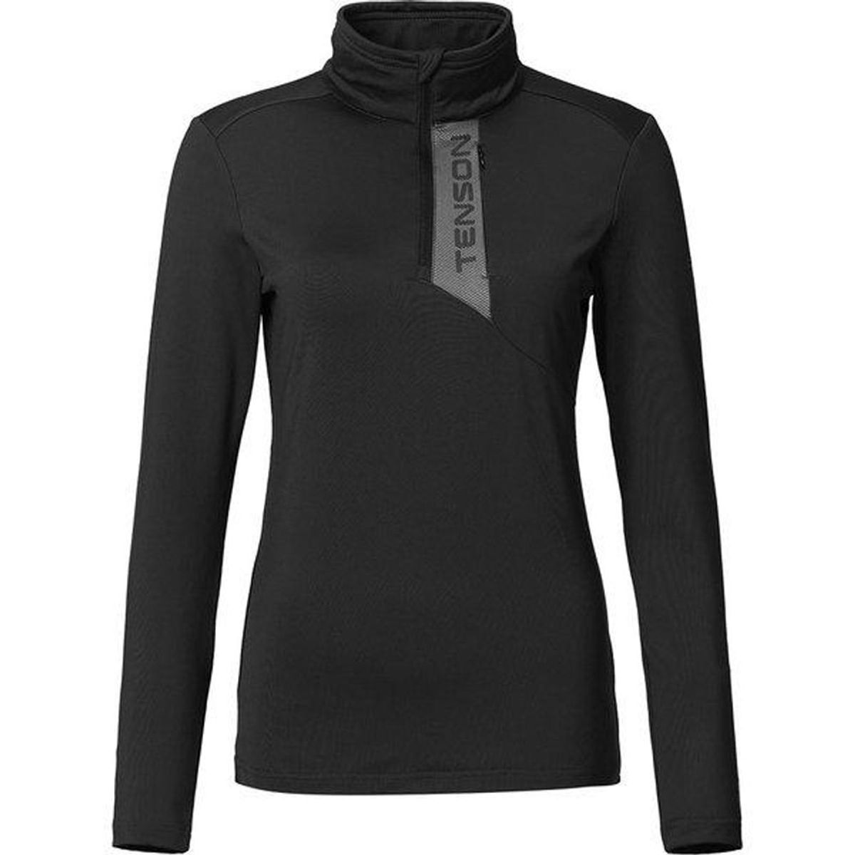 Tenson | Naida Midlayer | Dame (Størrelse: 42, Farve: Sort)