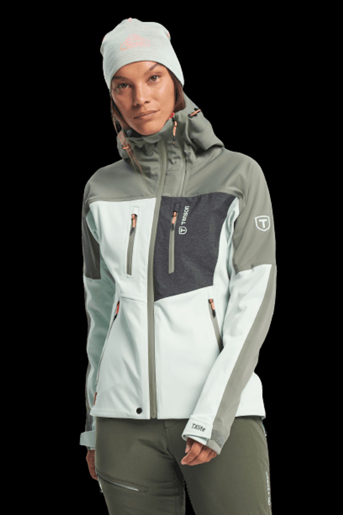 Tenson Touring Softshell Skijakke Dame (Farve: Grøn, Størrelse: L)