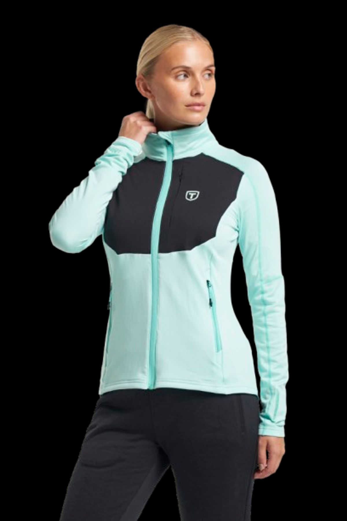 Tenson Txlite Midlayer Dame (Farve: Light Turquoise, Størrelse: L)