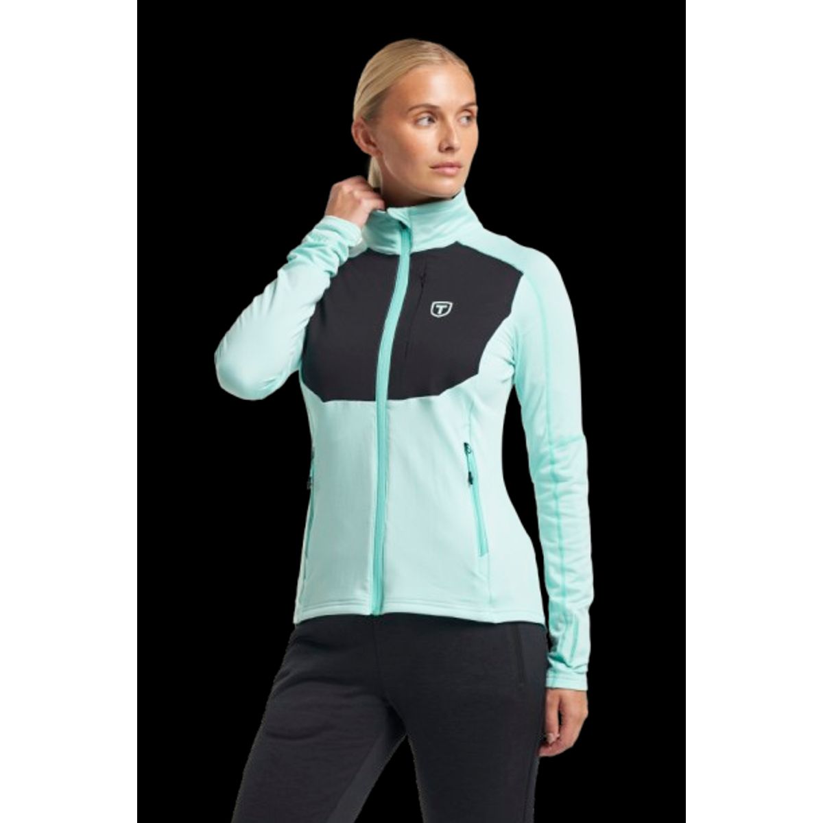 Tenson Txlite Midlayer Dame (Farve: Tyrkis, Størrelse: S)