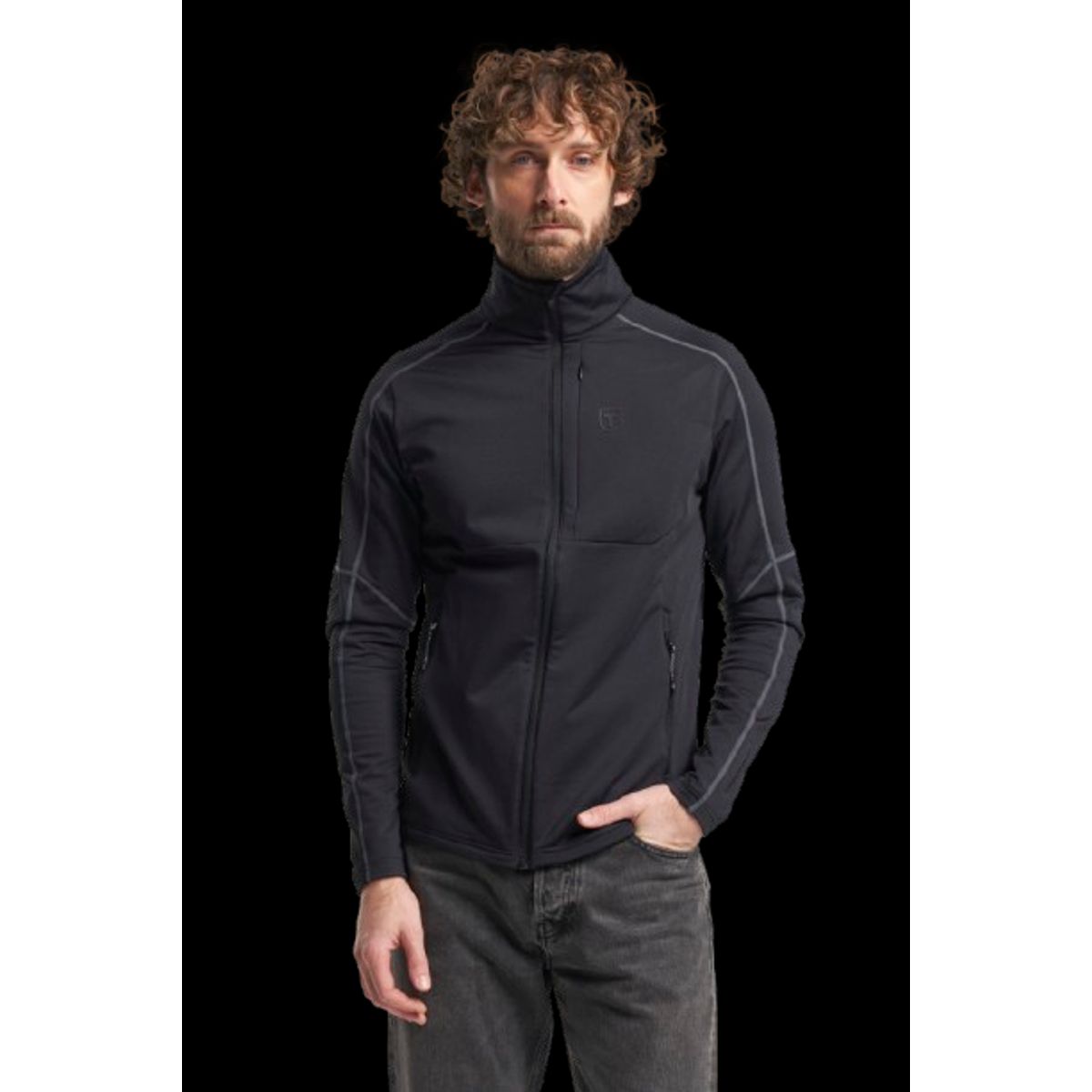 Tenson Txlite Midlayer Herre (Farve: Sort, Størrelse: M)