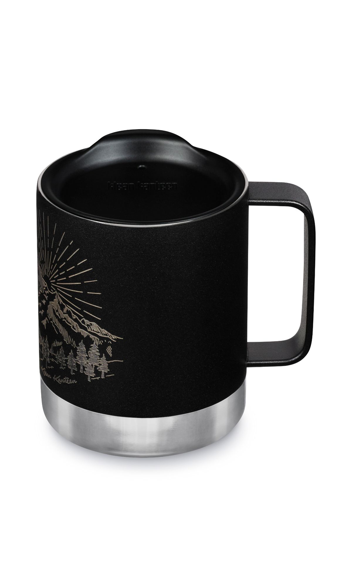 Termokrus i rustfrit stål - Camp Mug - Mountain Black - 355 ml.