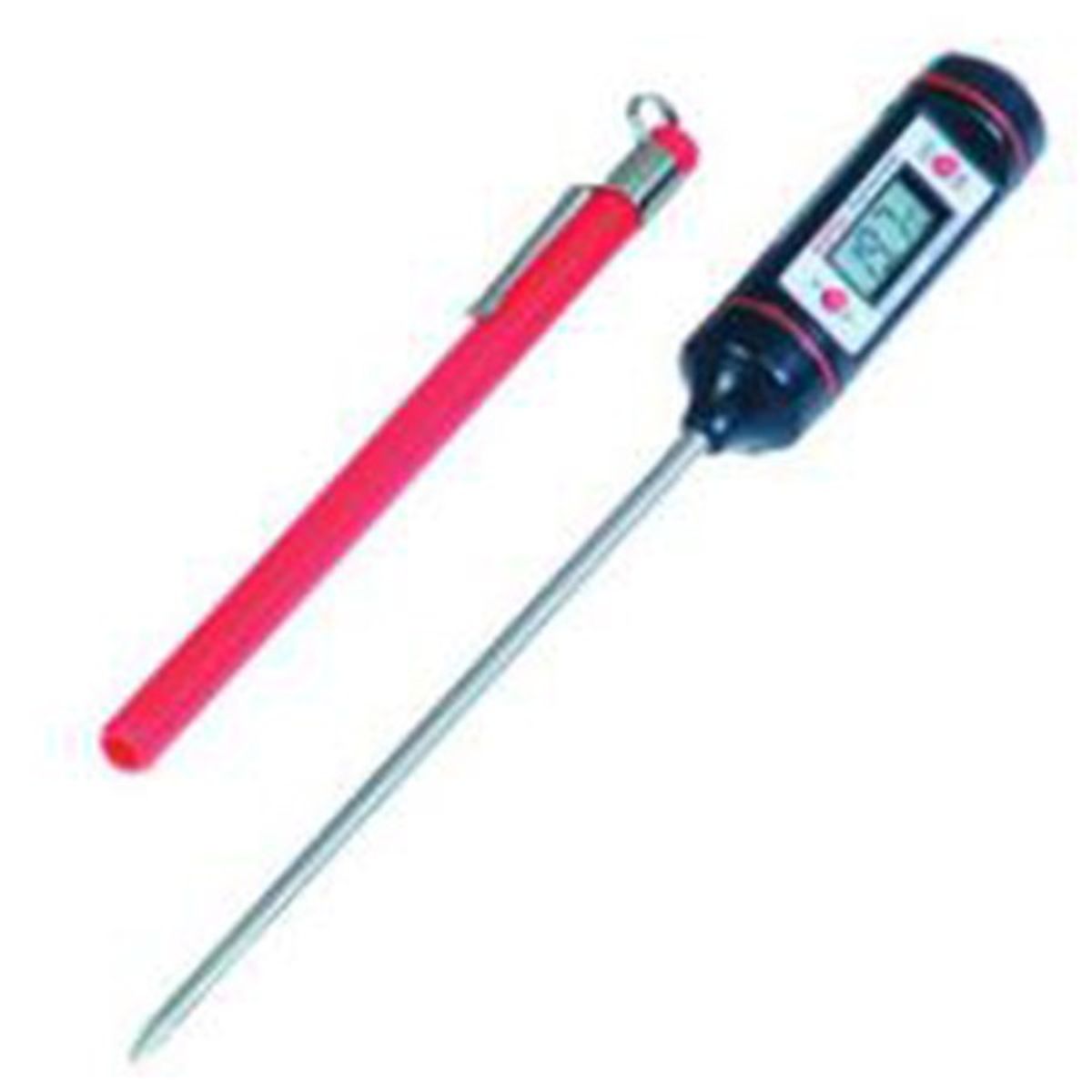 Termometer, m. digitalt display, -50 til +150 grader