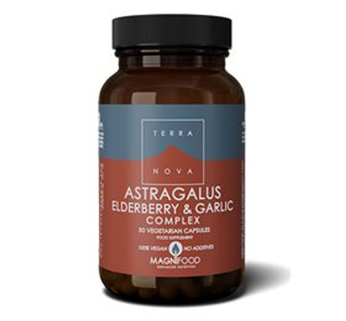 Terranova Astragalus elderberry & garlic &bull; 50 kapsler