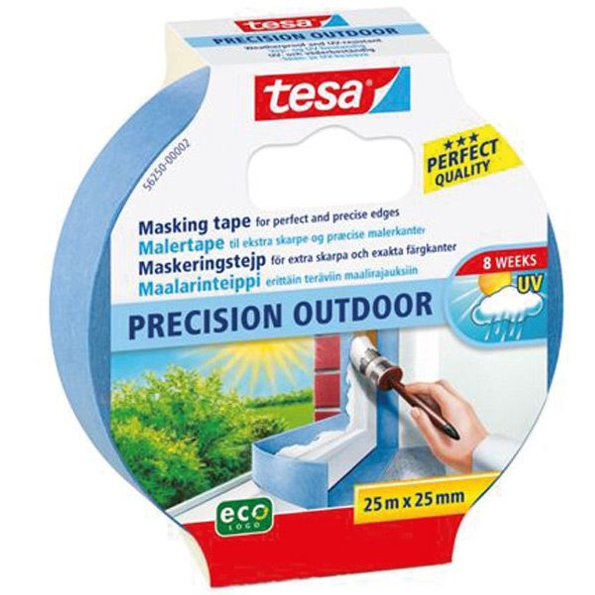 Tesa malertape precision outdoor 25 m x 25mm - 1670343