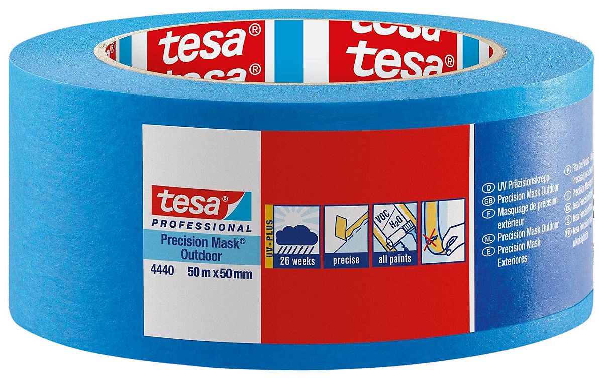 tesa Precision Mask Outdoor afdækningstape 50 m x 50 mm