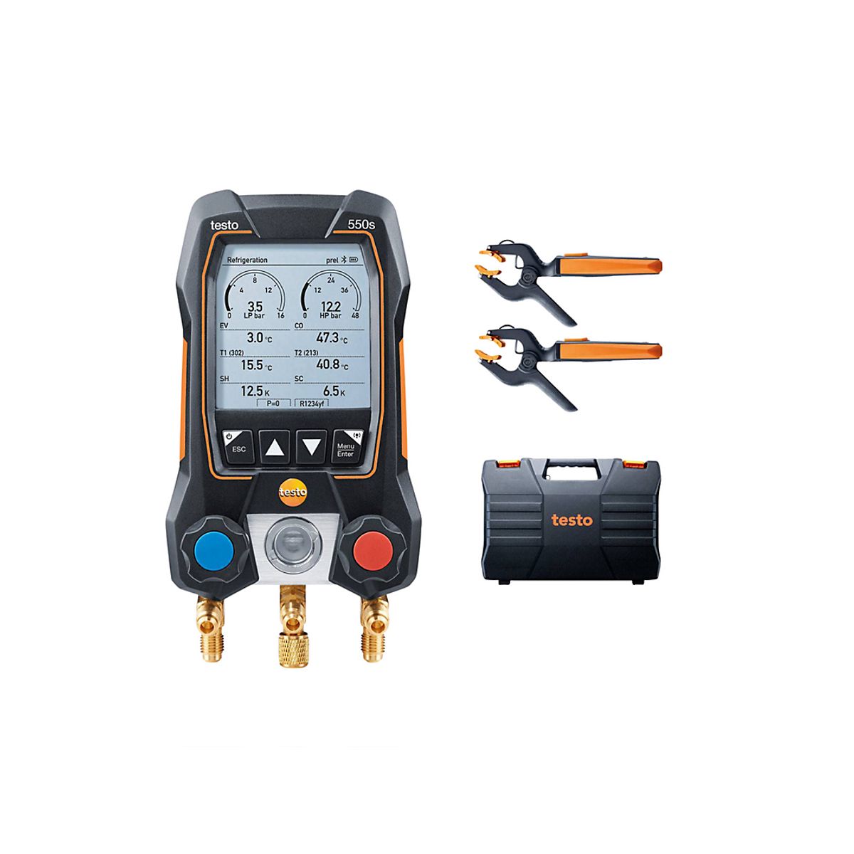 Testo 550s Digital manifold, 2-vejs, 2 x Testo 115i