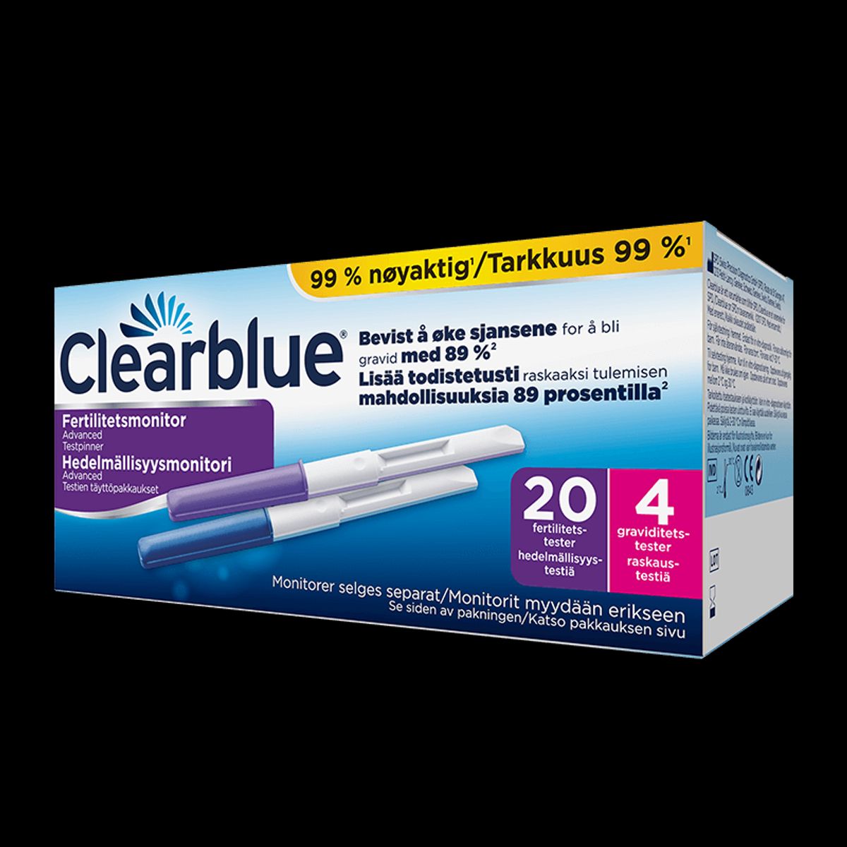 Testpenne til Clearblue Advanced Fertilitetsmonitor