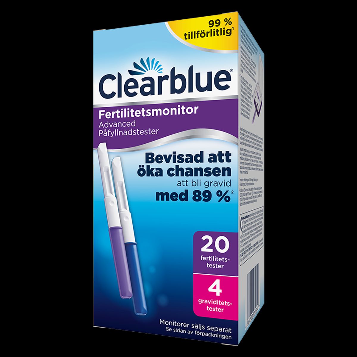 Teststicks til Clearblue Advanced fertilitetsmonitor, 20+4