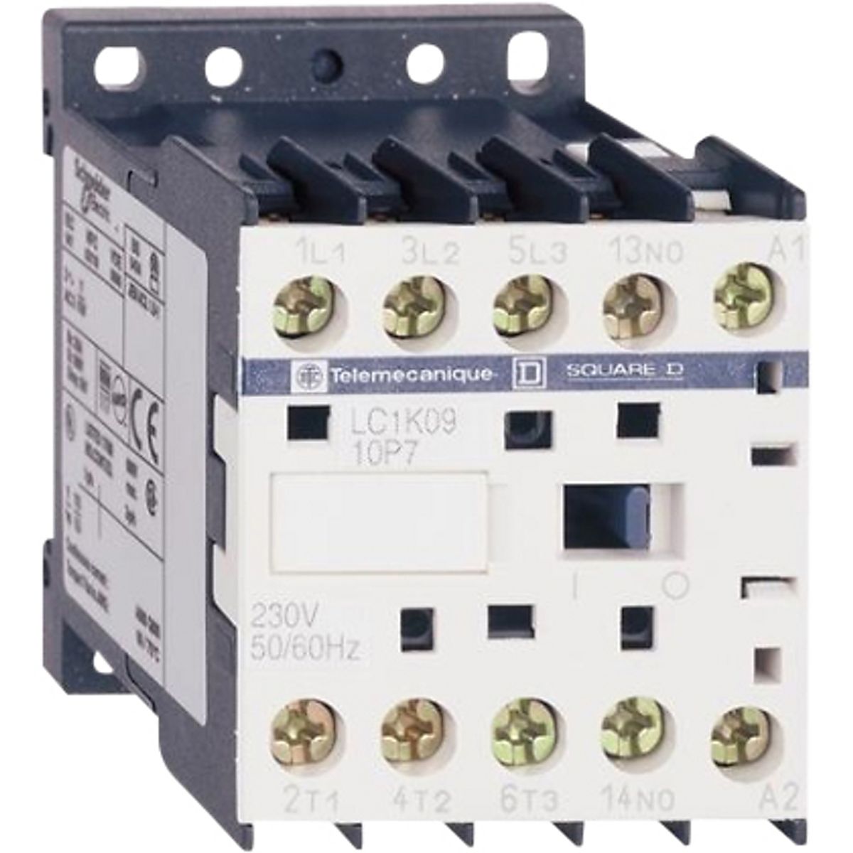 TeSys K kontaktor 3 poler 3 NO) AC-3 = 440 V 9 A - 230 V AC kul