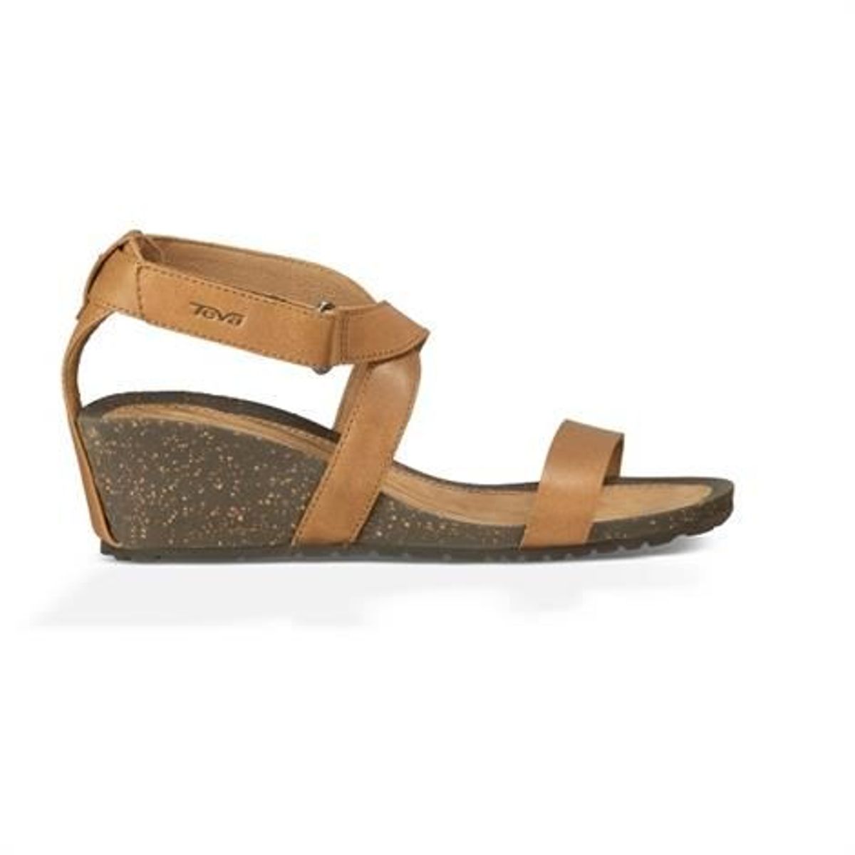 Teva Cabrillo Strap Wedge 2 Dame, Tan