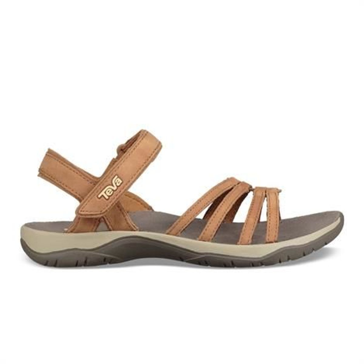 Teva Elzada Sandal Leather Dame, Pecan