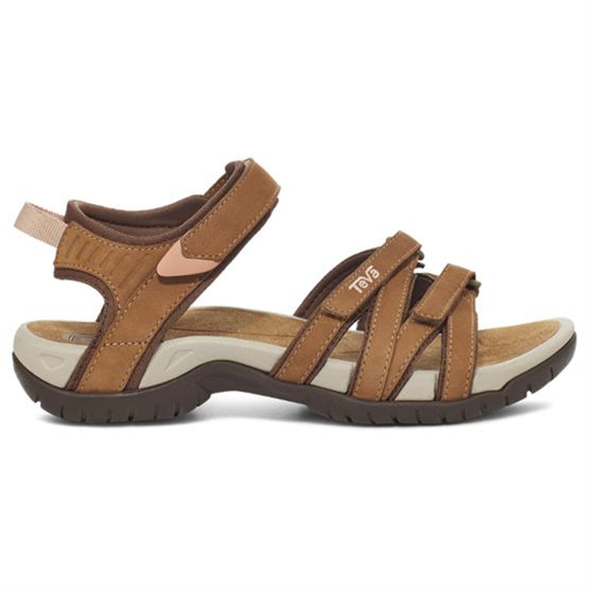 Teva Tirra Leather Dame, Honey Brown