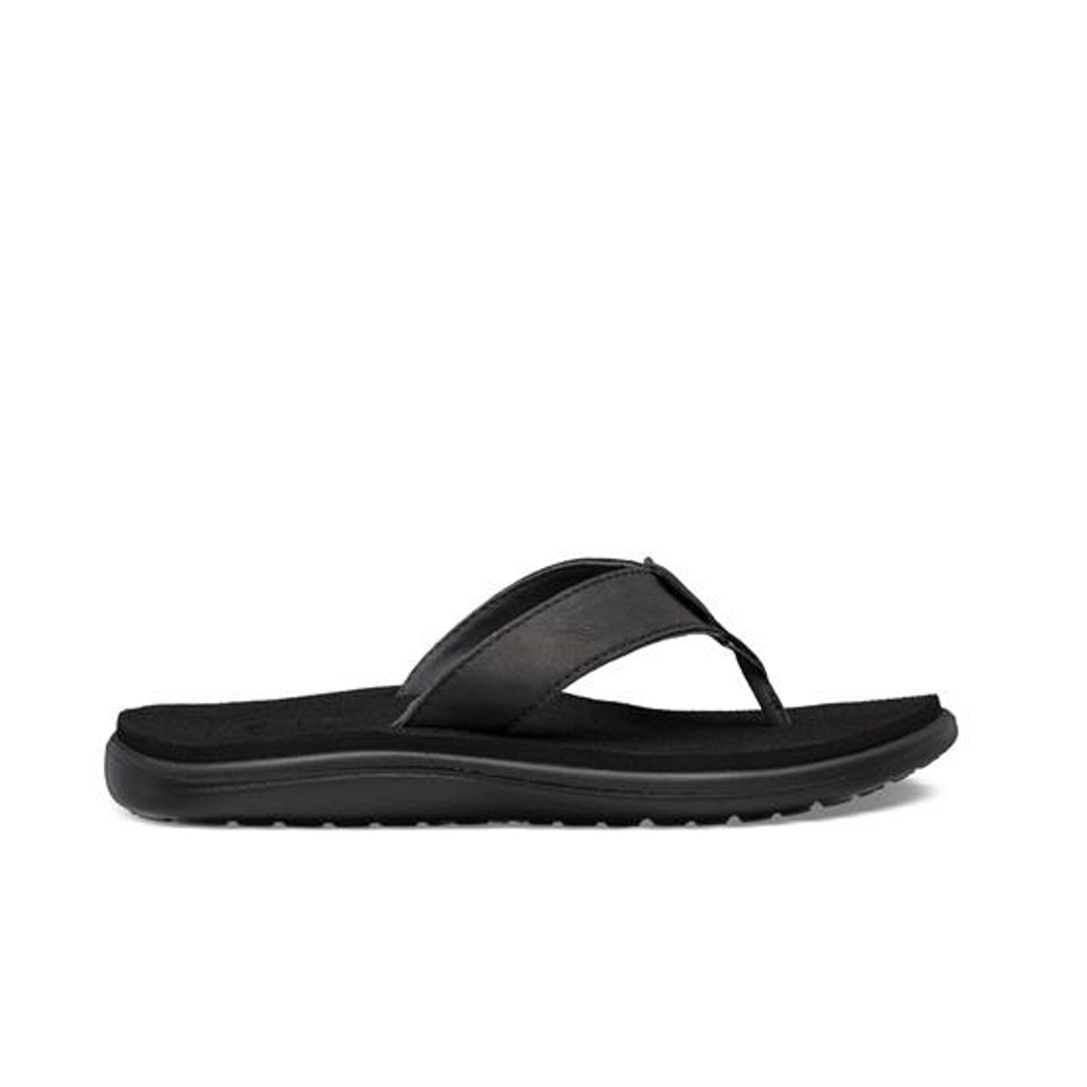 Teva Voya Flip Leather Dame, Black