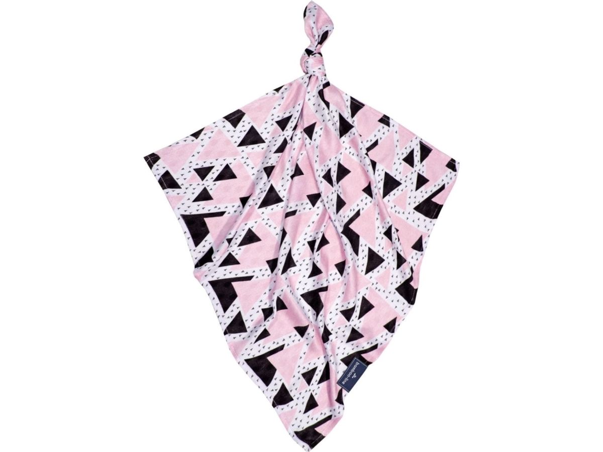 Texpol Bambus Ble 30X30 Pink Triangles Bamboo Line