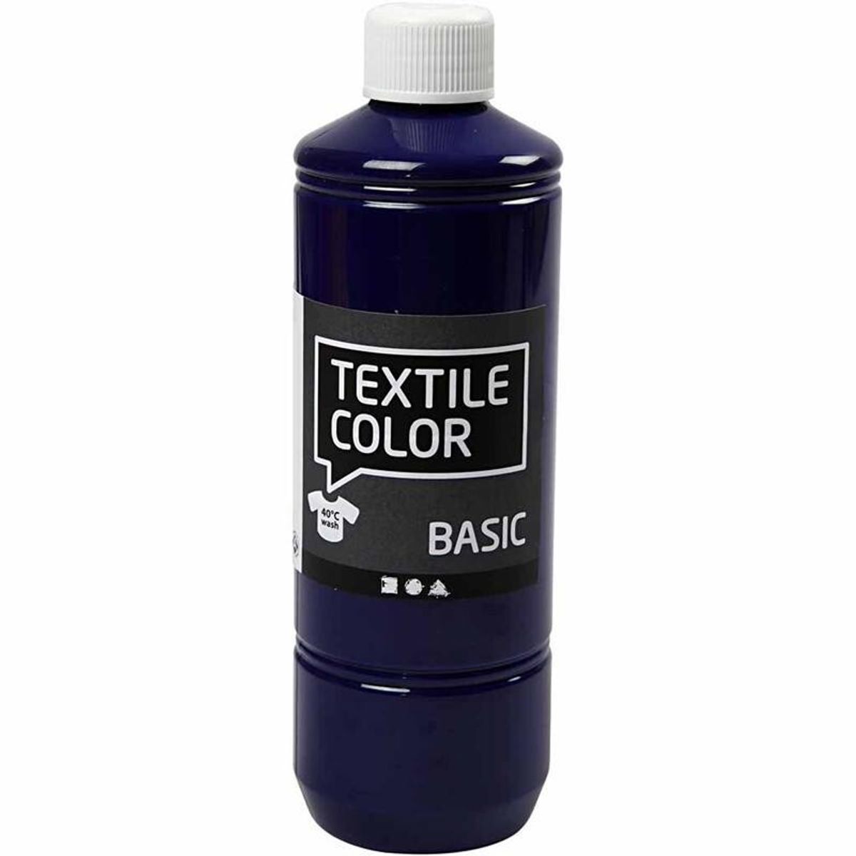 Textile Color, brilliant blå, 500 ml