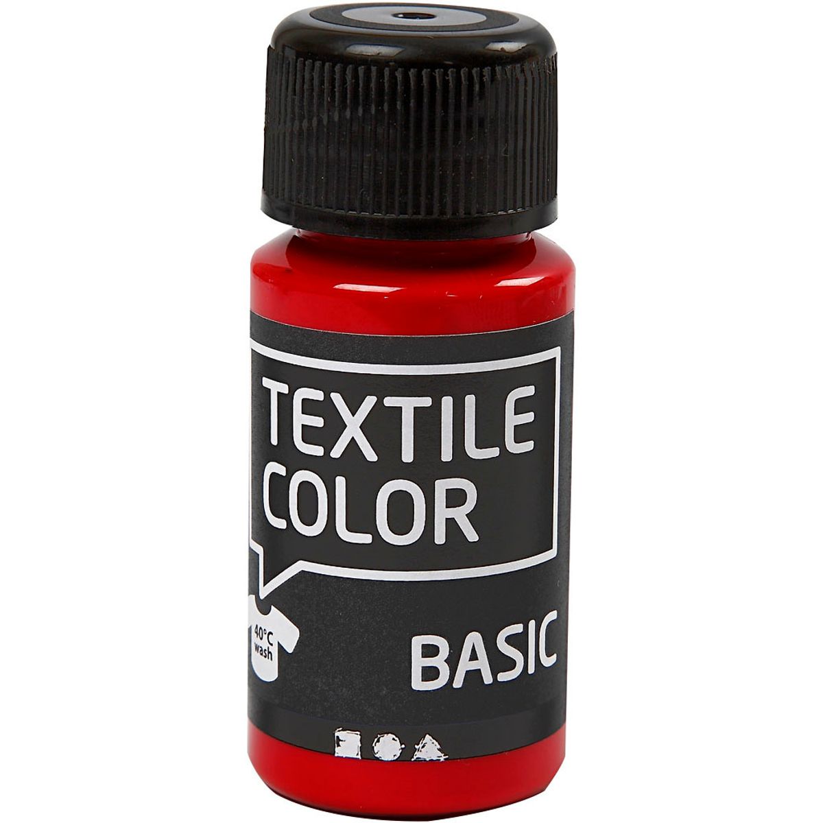 Textile Color, rød, 50 ml