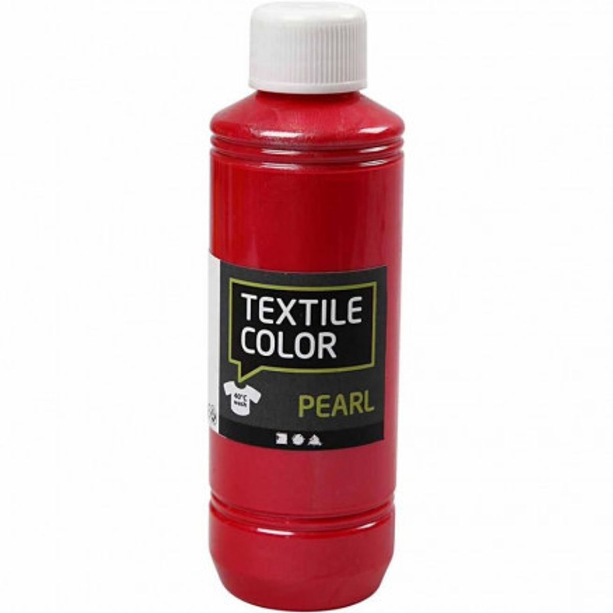 Textile Color, rød, perlemor, 250 ml/ 1 fl.